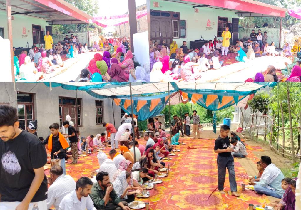 Grand Bhandara Concluded with Reverence and Devotion at Baba Balak Nath Temple in Tahliwal